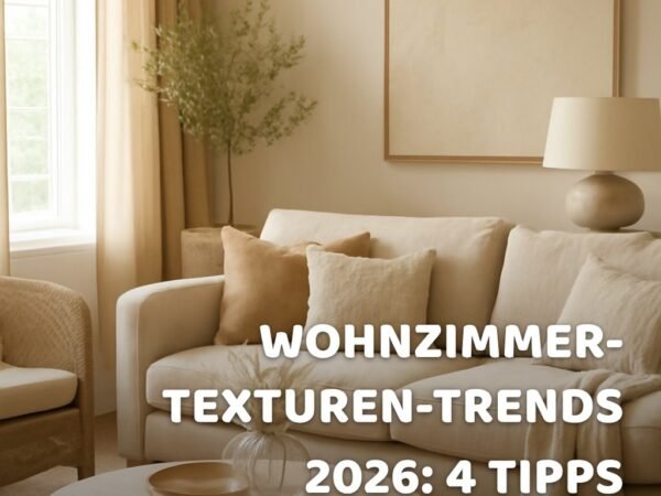 Wohnzimmer-Texturen-Trends 2026: 4 Tipps + Inspirationen