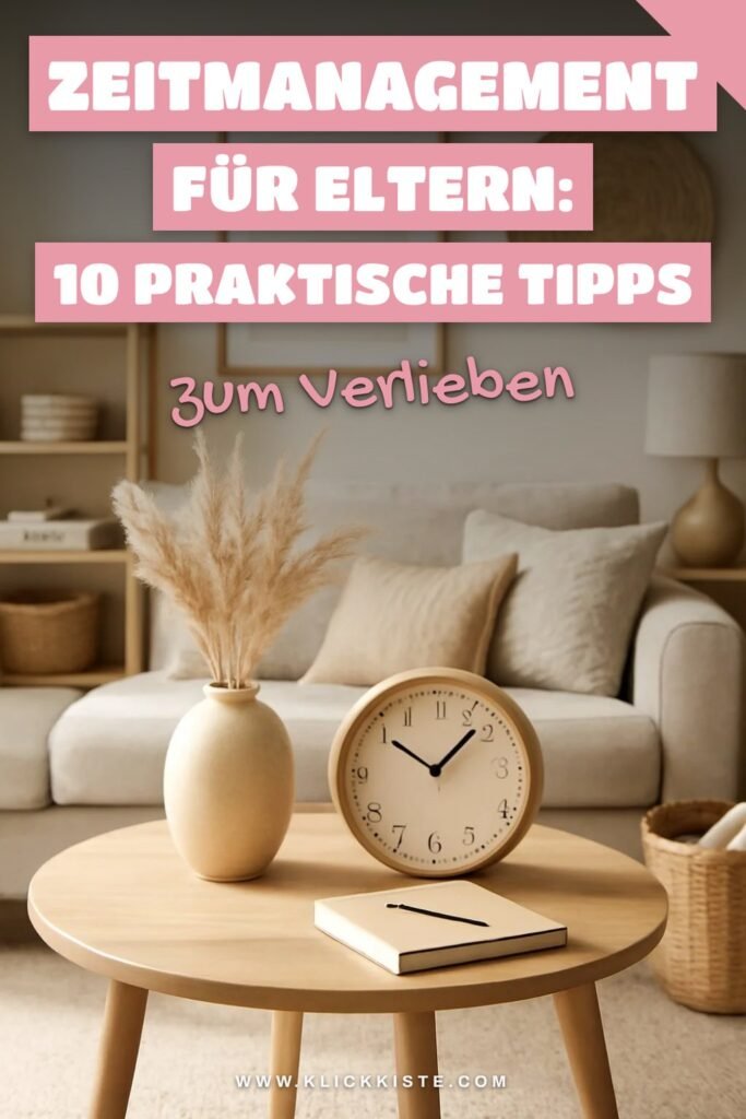 Zeitmanagement für Eltern: 10 praktische Tipps die wirklich entlasten
