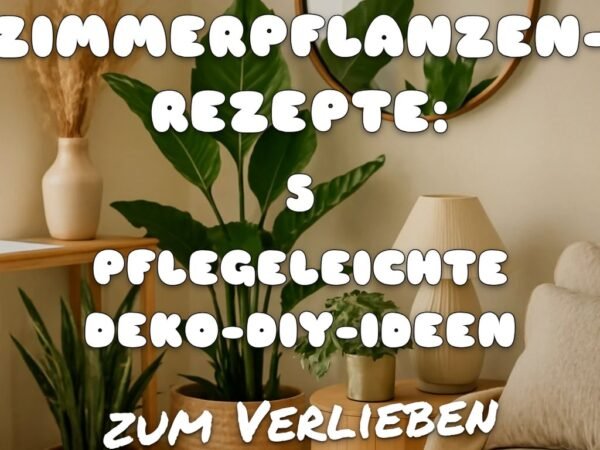 Zimmerpflanzen-Rezepte: 5 pflegeleichte Deko-DIY-Ideen