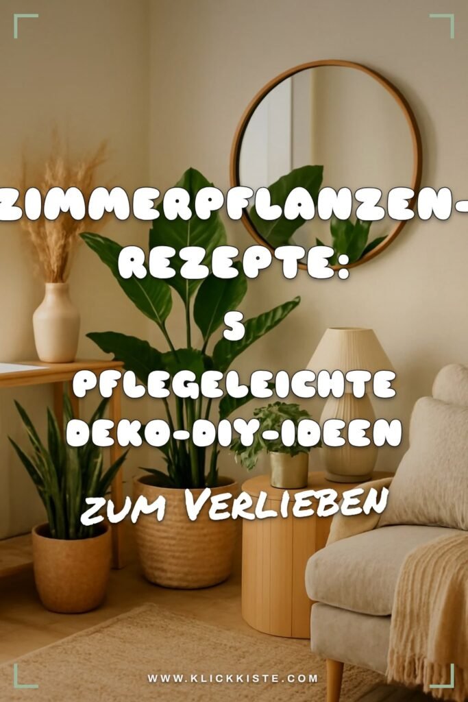 Zimmerpflanzen-Rezepte: 5 pflegeleichte Deko-DIY-Ideen