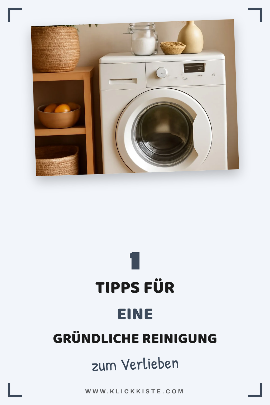 So reinigst du deine Waschmaschine mit Zitronensäure