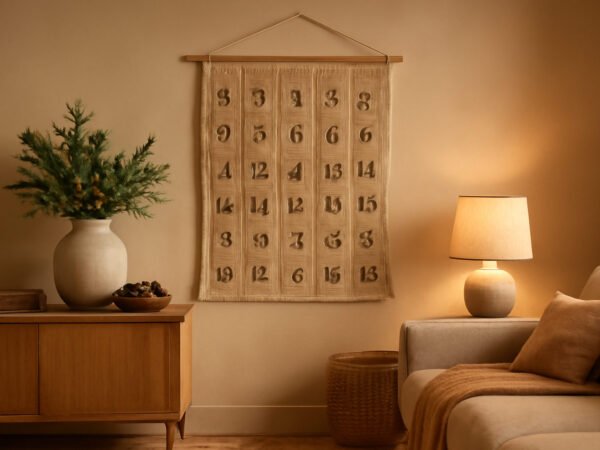 Adventskalender DIY aufhängen — der Weg zum Ergebnis