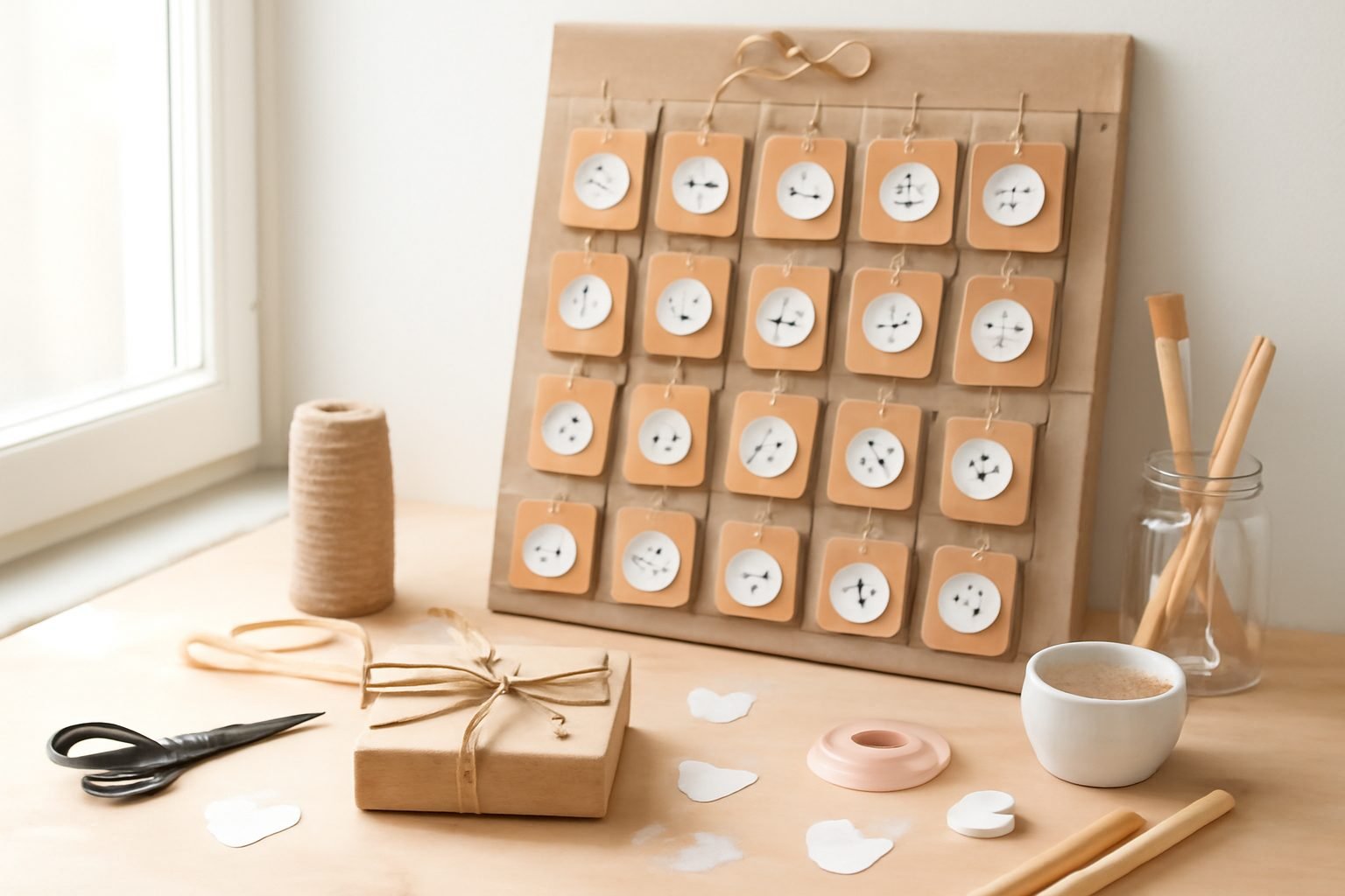 Adventskalender DIY für Paare — der Weg zum Ergebnis