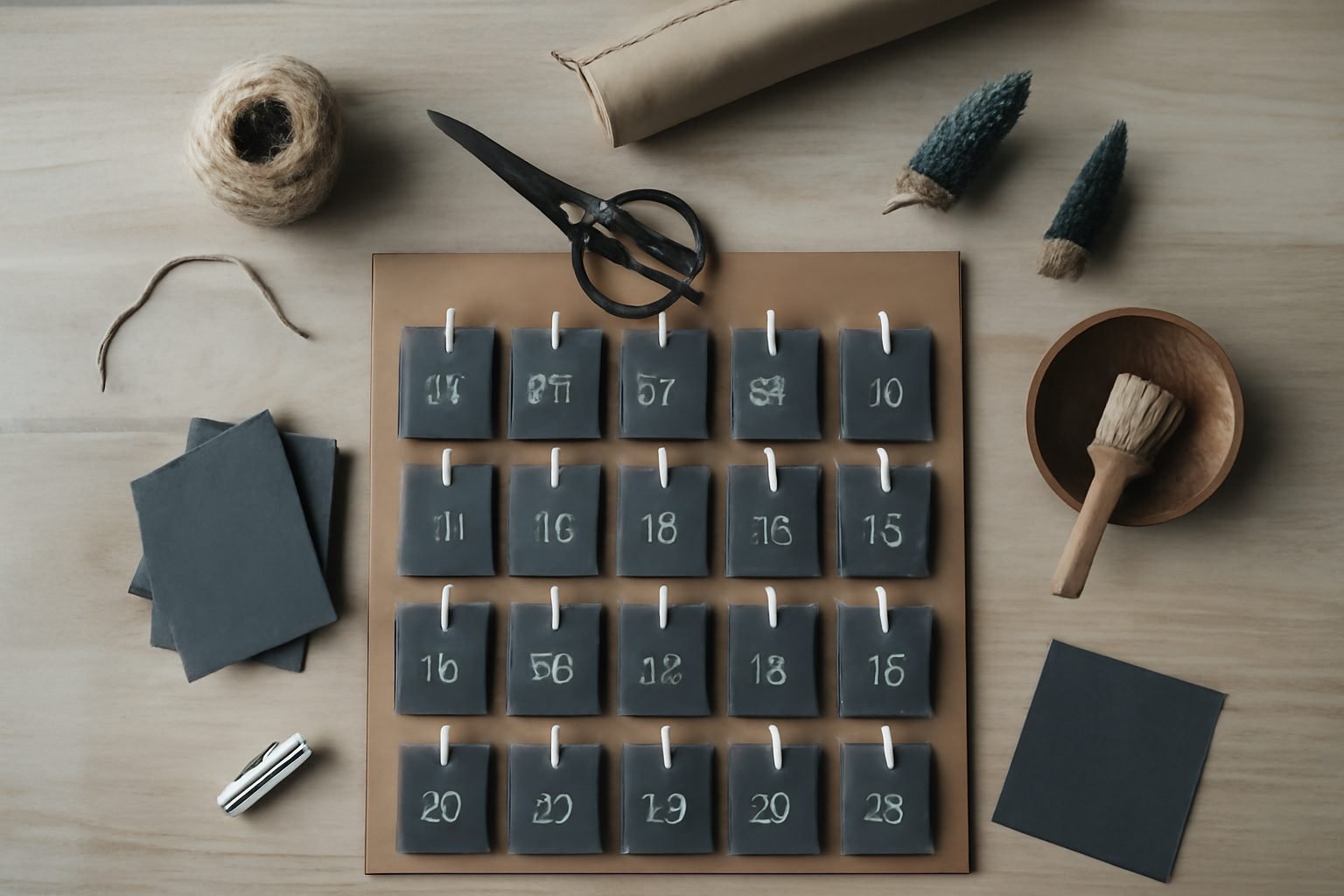 Adventskalender DIY Männer in 7 Schritten