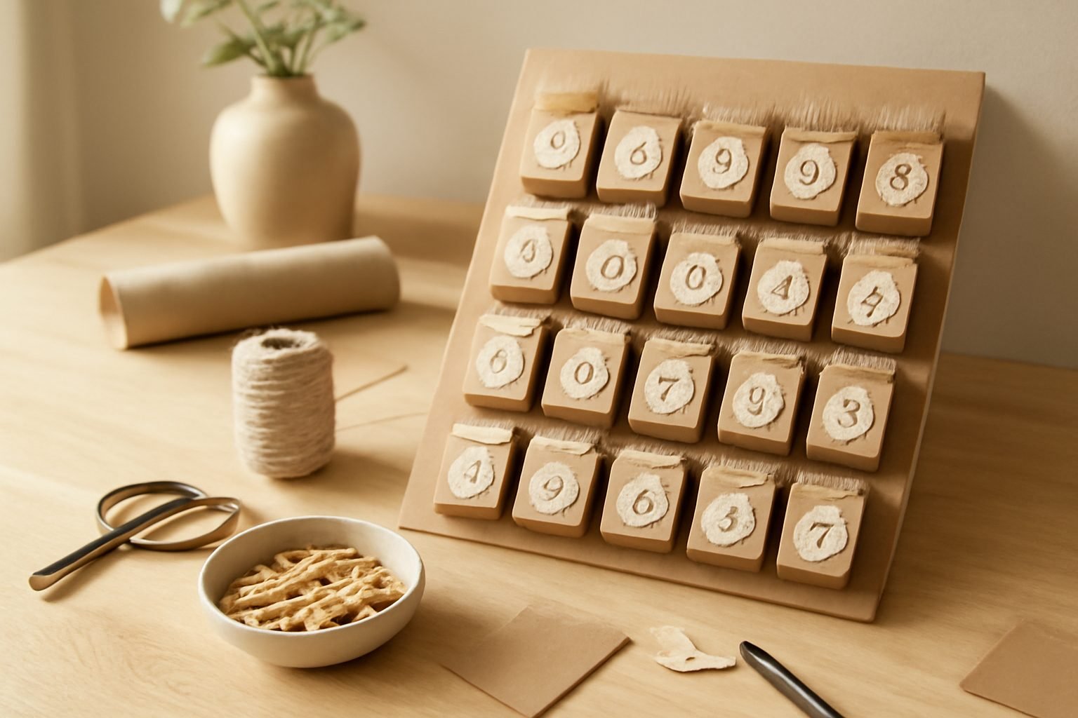 Adventskalender DIY ohne Vorkenntnisse