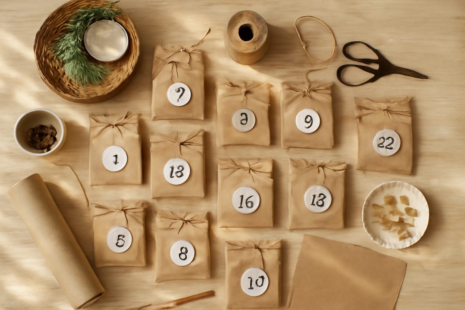 Adventskalender DIY Tüten — so geht es richtig