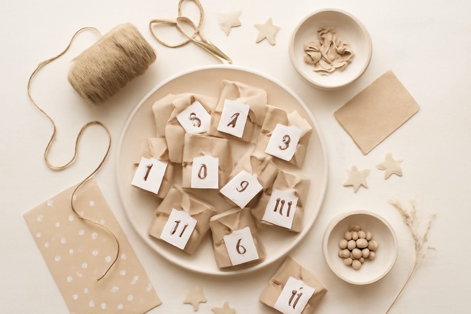 Adventskalender Geschenke selber machen Kinder
