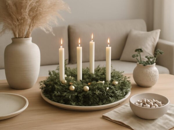 Adventskranz Ideen klassisch — 13 einfache Varianten