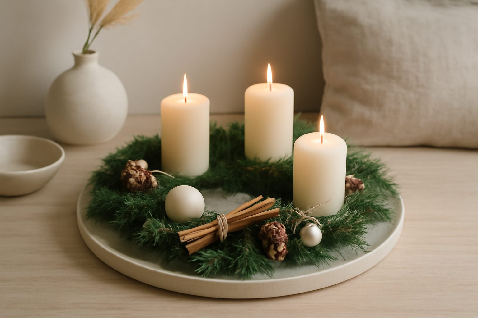 Adventskranz Ideen Länglich — 20 einfache Varianten