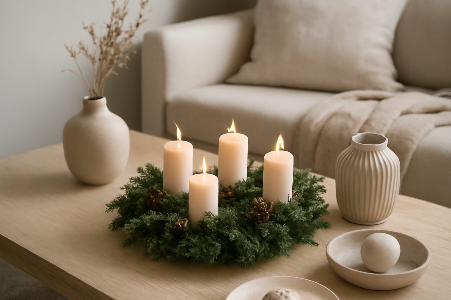Adventskranz Ideen modern — 19 einfache Varianten