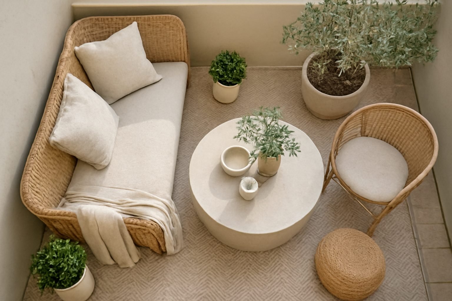 Einfache kleine Terrasse gestalten in 6 Schritten