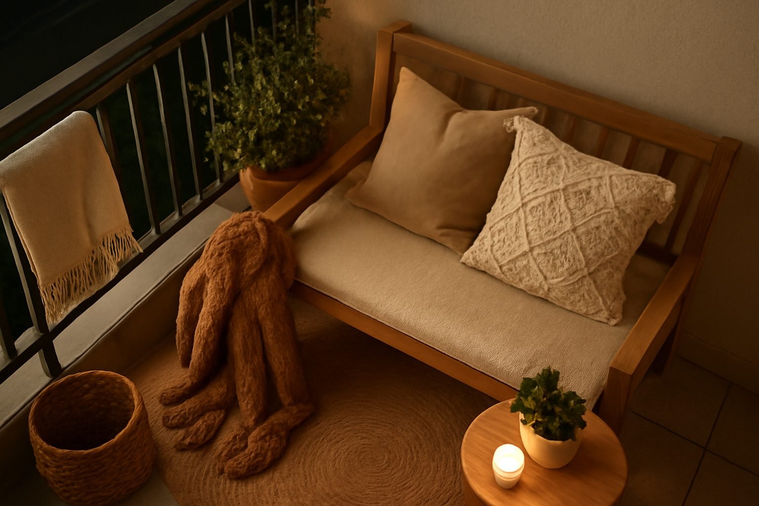 Einfache kleinen Balkon gestalten ohne Vorkenntnisse