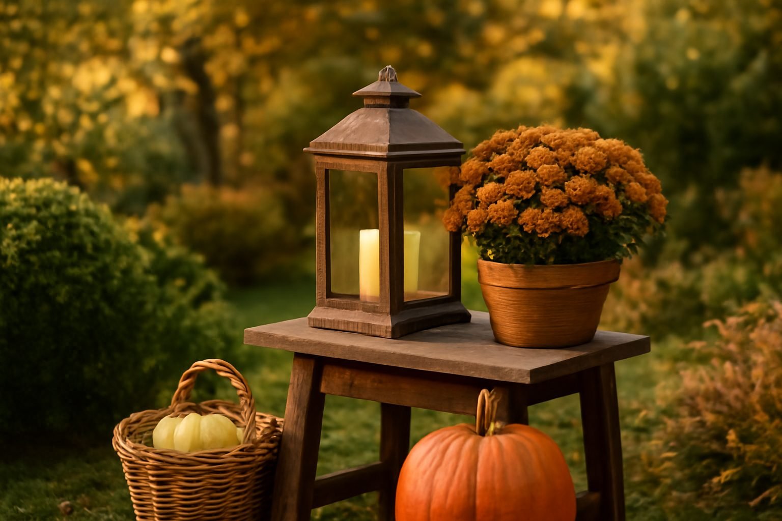 Günstige Herbstdeko Outdoor — günstig statt teuer