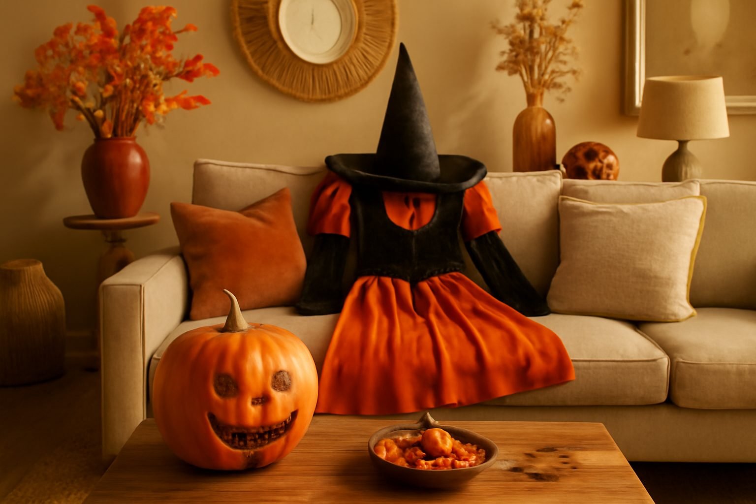 Halloween Kostüm selber machen Damen in 6 Schritten