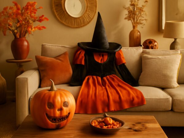 Halloween Kostüm selber machen Damen in 6 Schritten