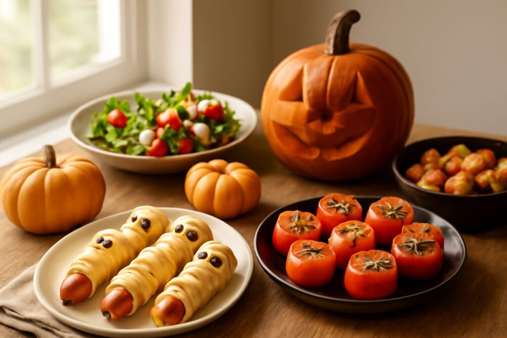 Halloween Rezepte Herzhaft schnell gemacht