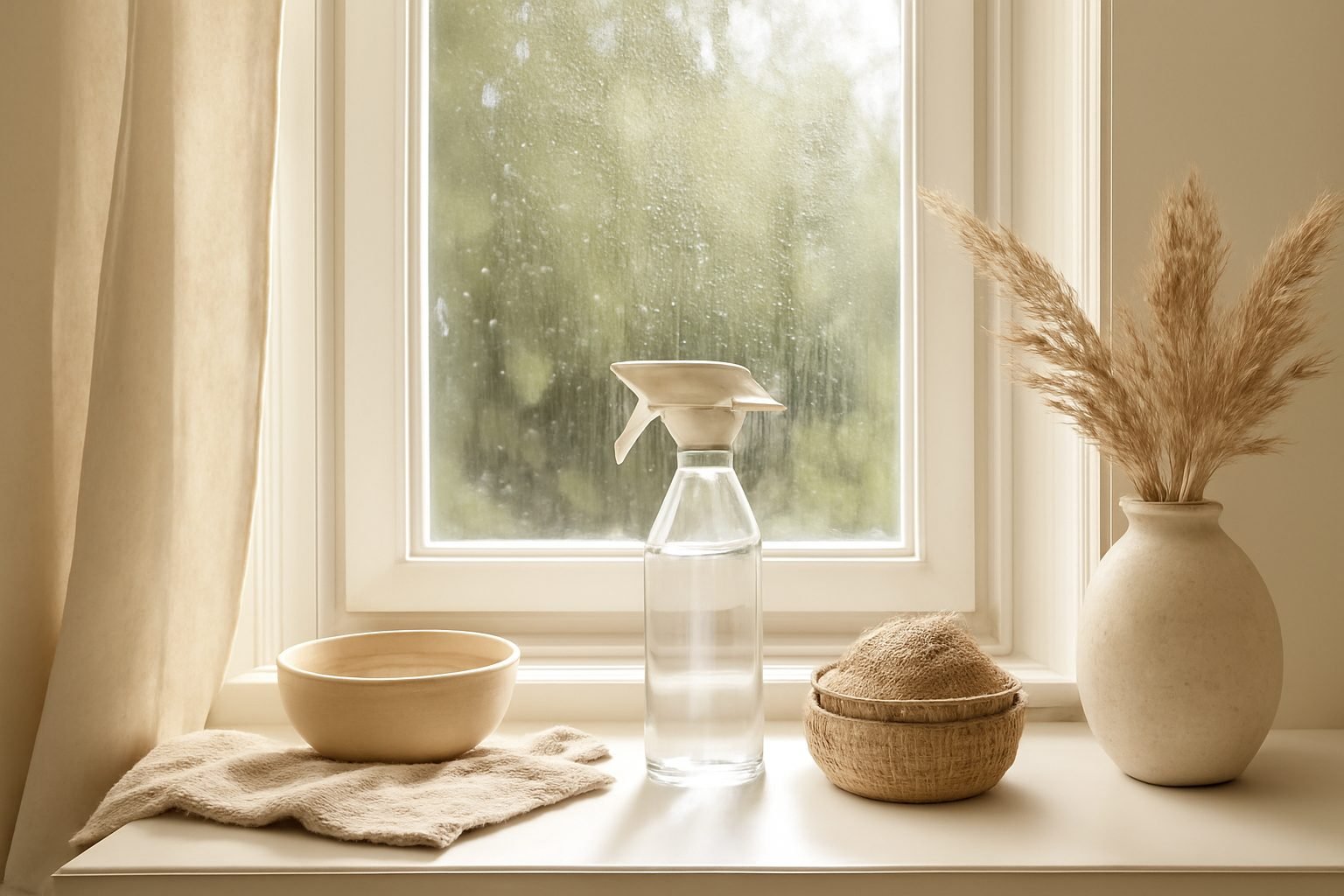 Hausmittel Fenster putzen Abperleffekt — so geht es richtig