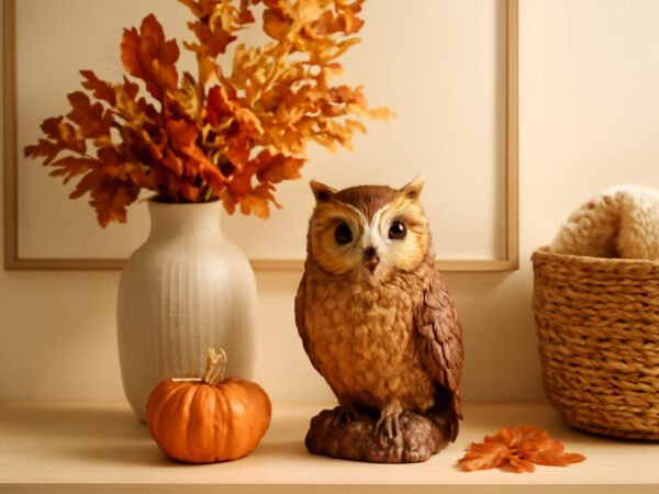 Herbstdeko Eulen basteln — so geht es richtig