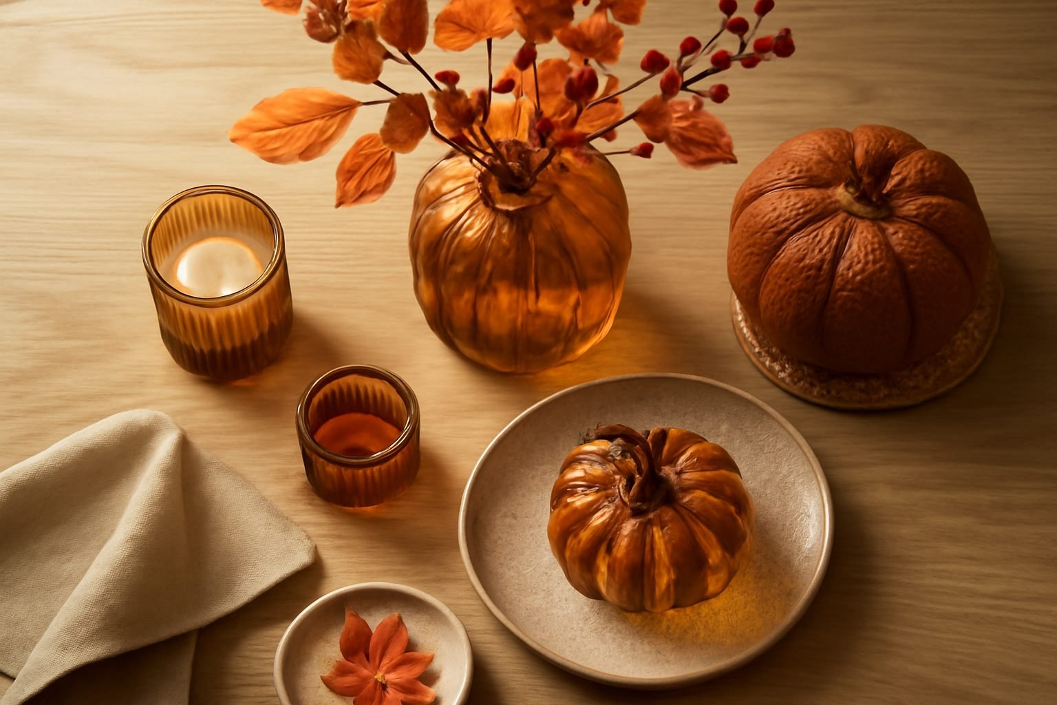 Herbstdeko im Glas Vintage: 6 Schritte zum Ergebnis
