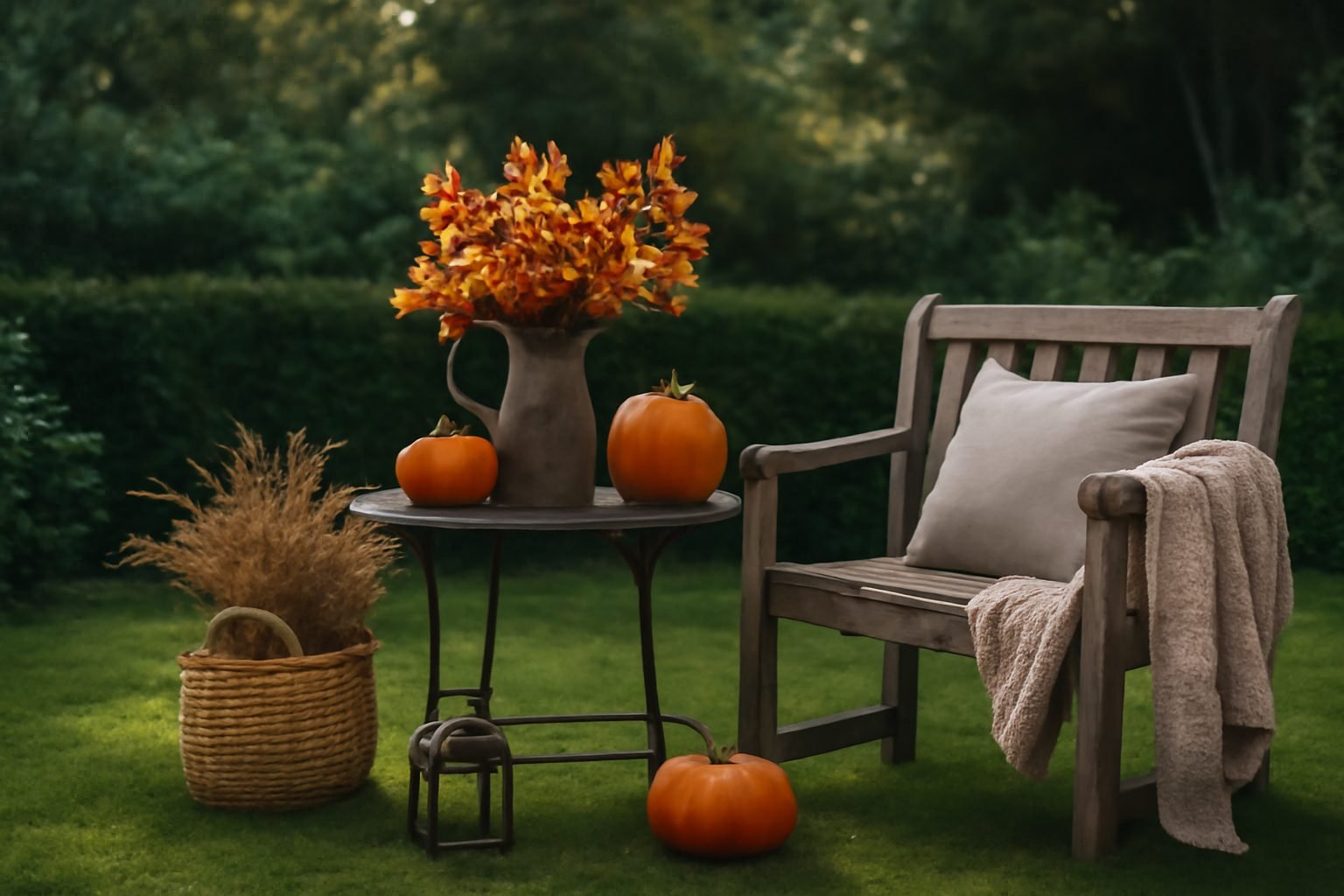 Herbstdeko Outdoor Vintage — so geht es richtig