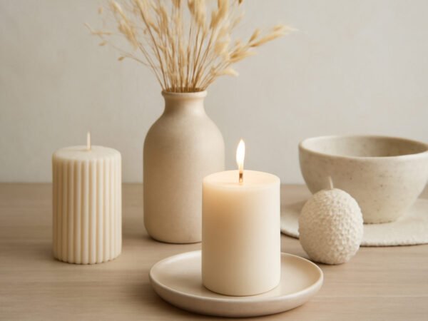 Kerzen dekorieren Minimalistisch in 6 Schritten