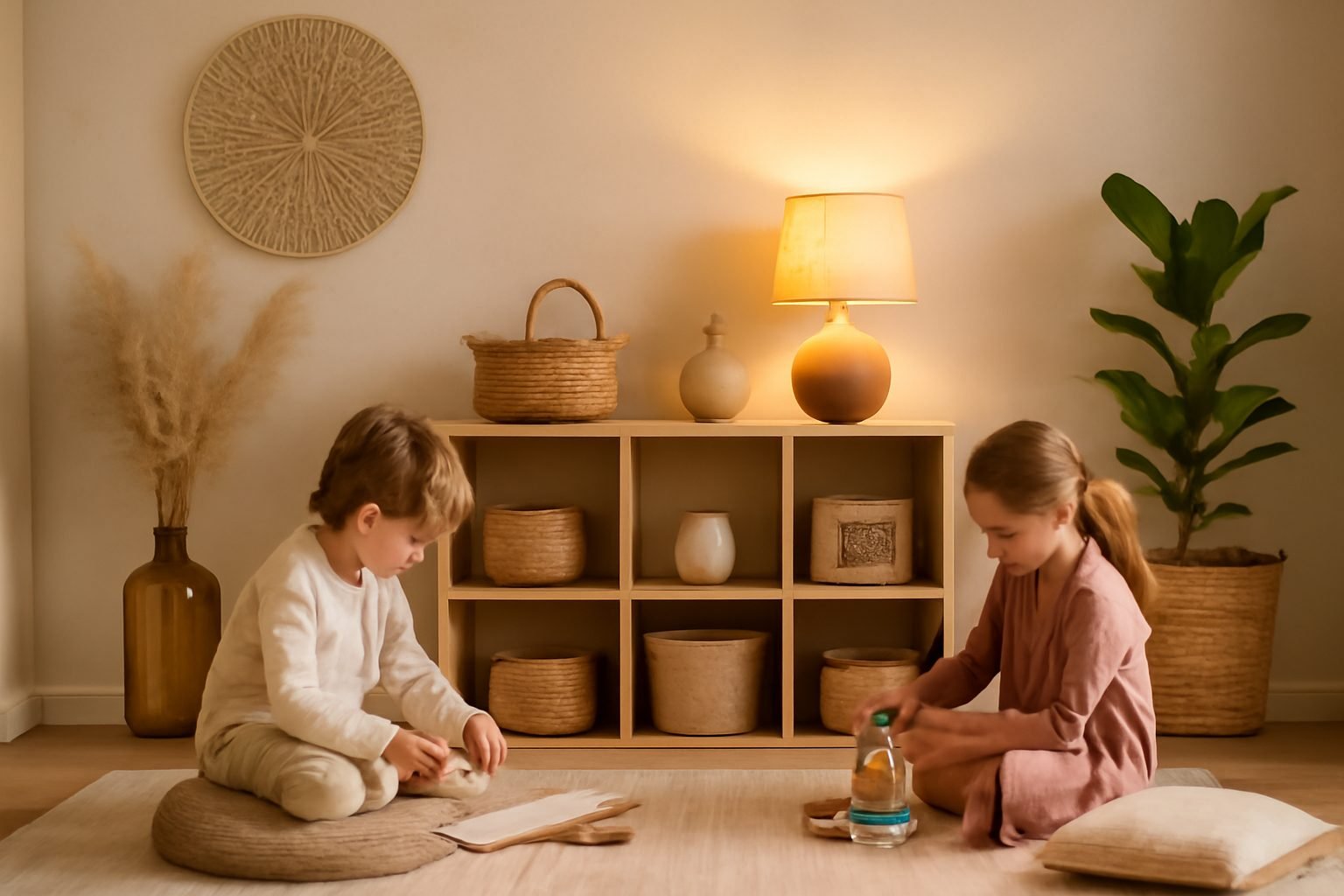 Kinder beschäftigen bei Regenwetter zuhause
