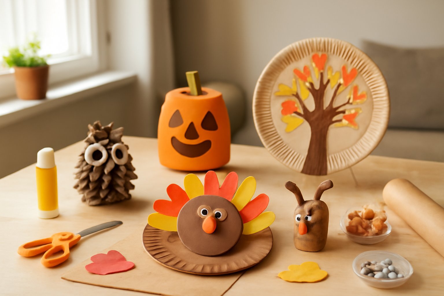 Entdecke 5 kreative Herbst-Bastelideen für Kinder