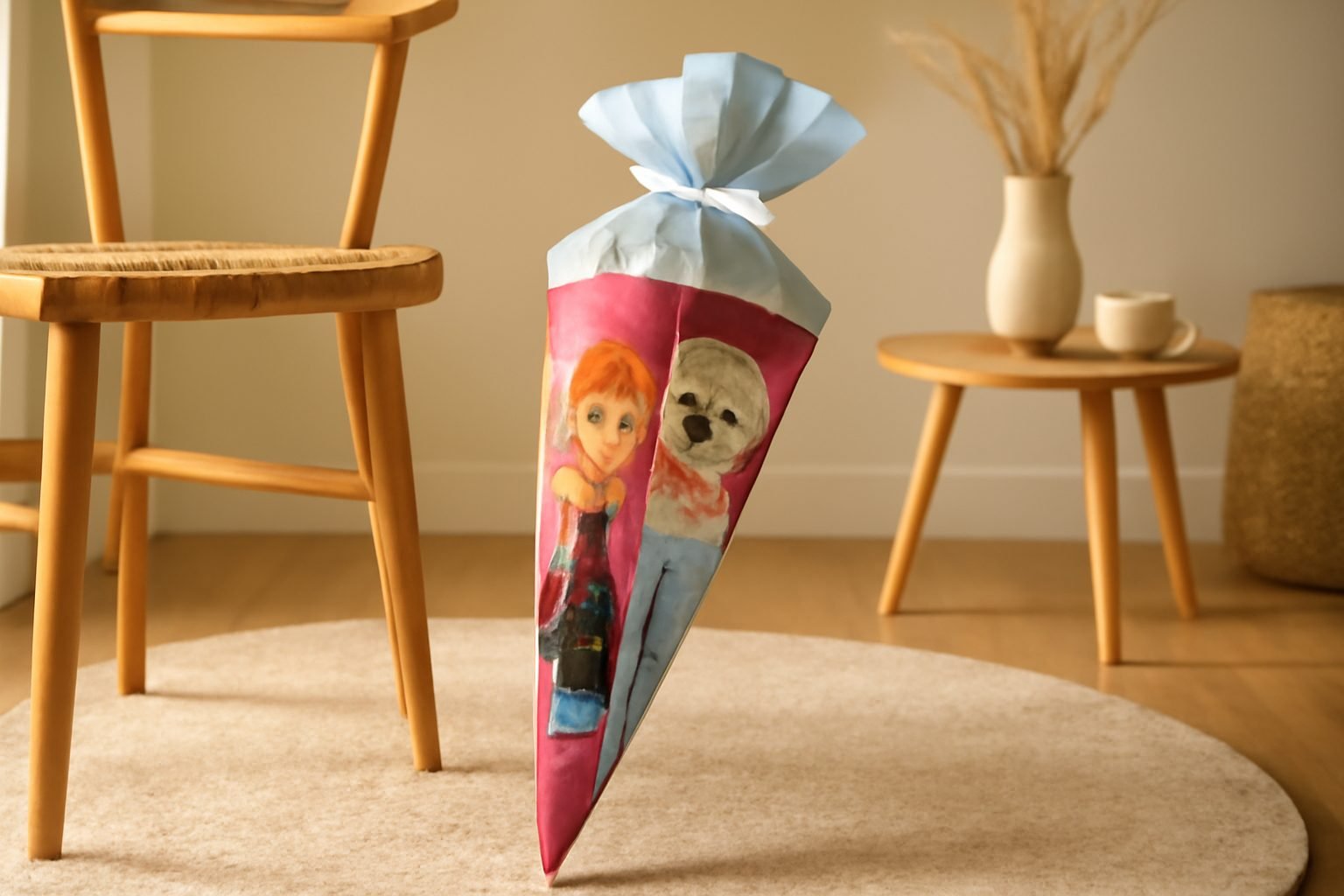 So kreativ gestaltest du eine Schultüte mit Anna und Elsa