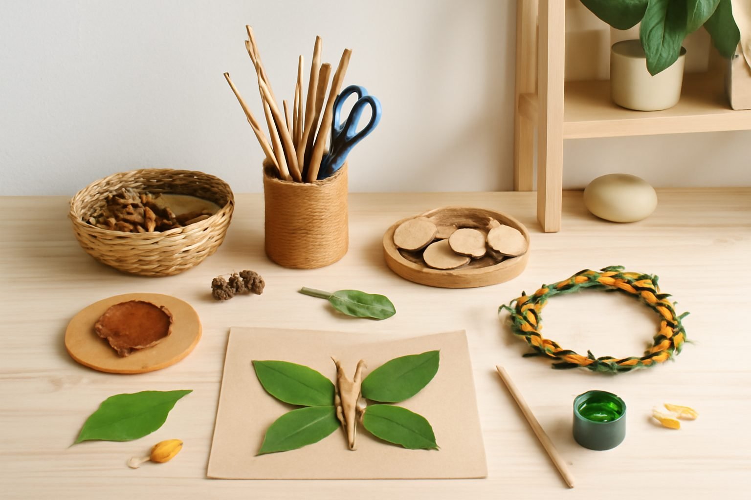 So zauberst du mit Naturmaterialien kreative Kunstwerke