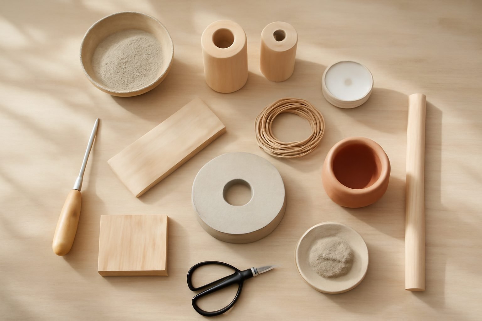 Kerzenständer selber machen: 4 Ideen aus Holz, Beton & Ton