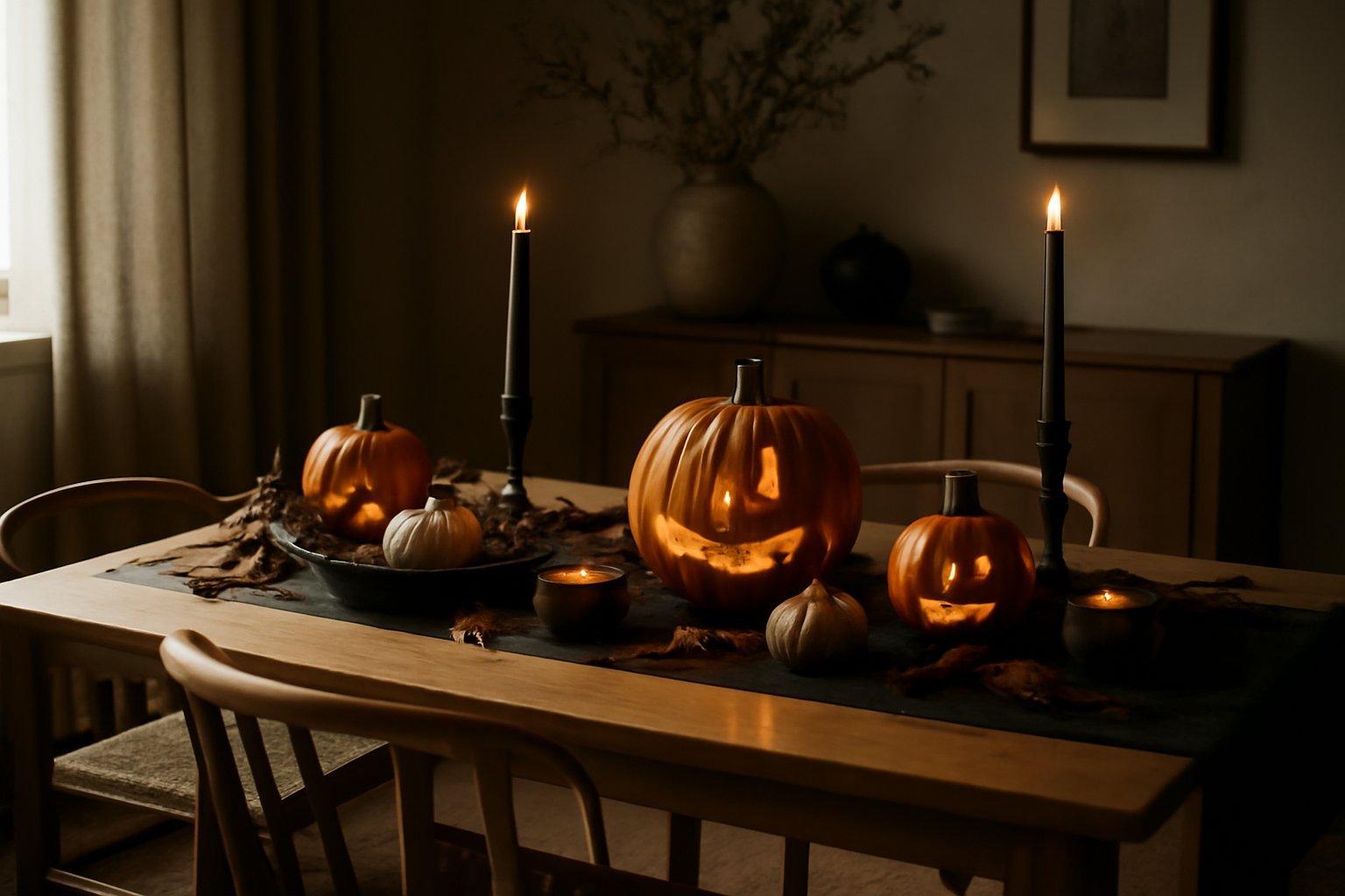 So verwandelst du deinen Tisch in eine Halloween-Oase