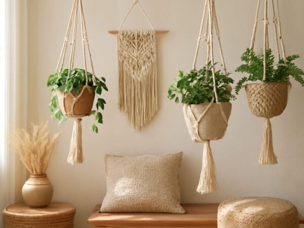 Makramee Blumenampel: 9 kreative Ideen zum Selbermachen
