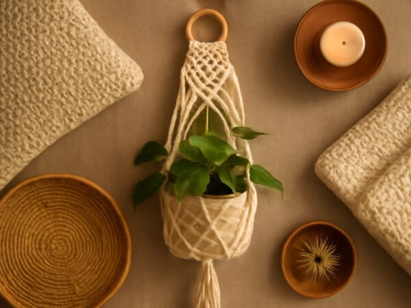 Makramee für Blumentopf gelingt auch beim ersten Mal