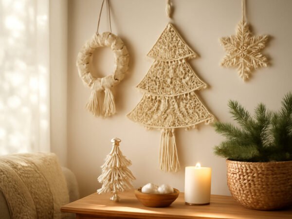 Makramee Ideen Weihnachten — 14 einfache Varianten