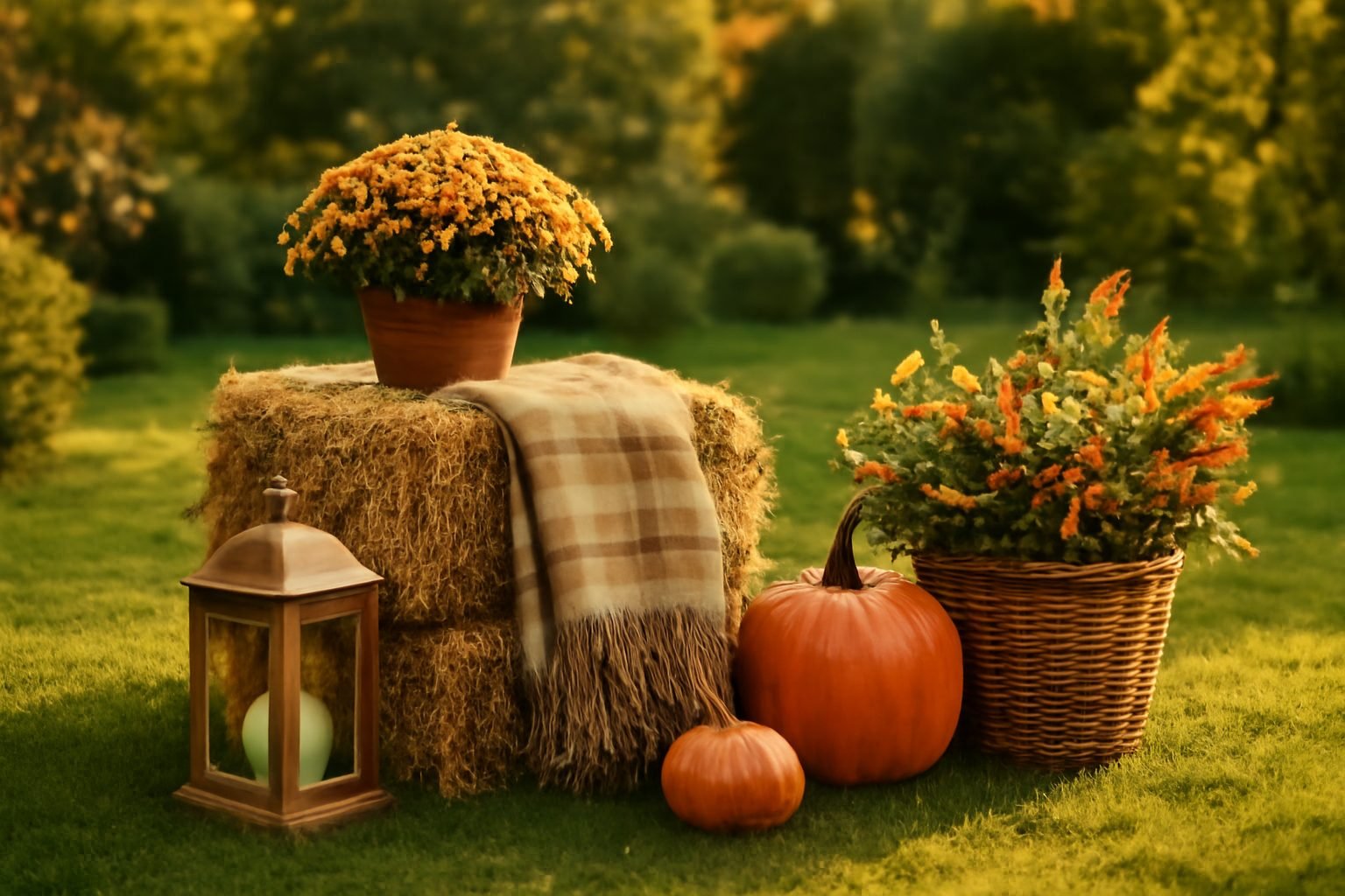 Moderne Herbstdeko Outdoor — 22 einfache Varianten