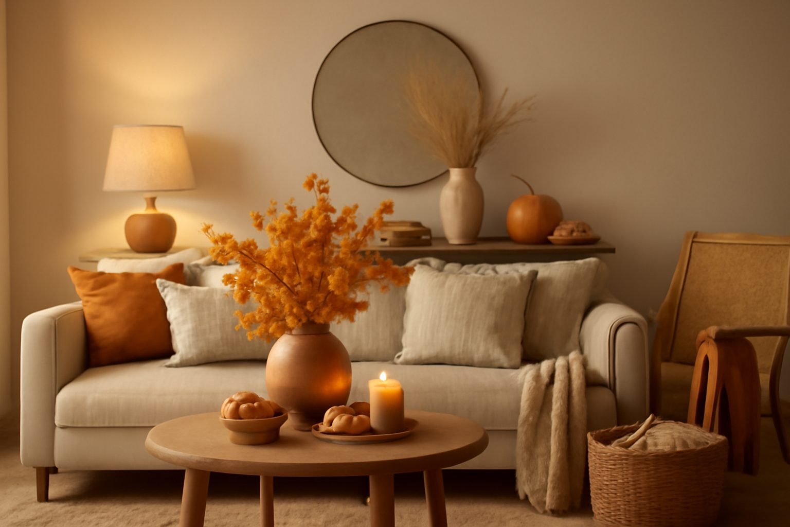 Moderne selbstgemachte Herbstdeko in 5 Schritten