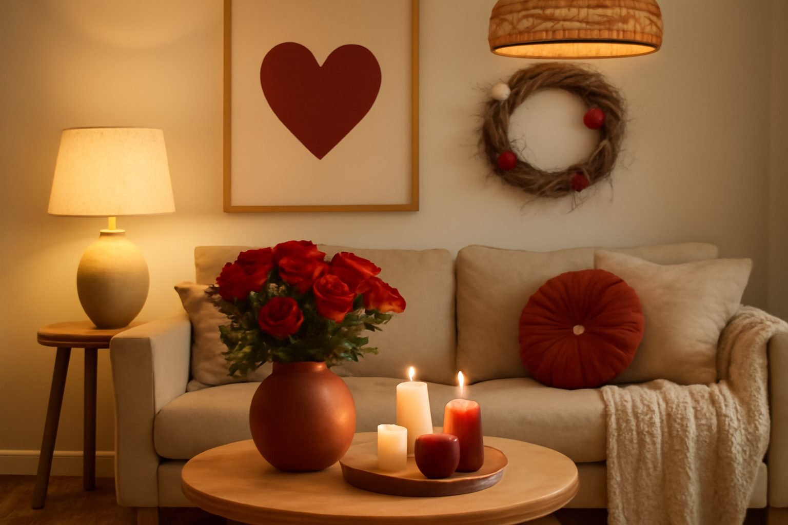 Moderne Valentinstag Dekoration — 10 einfache Varianten