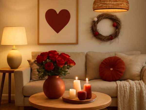 Moderne Valentinstag Dekoration — 10 einfache Varianten