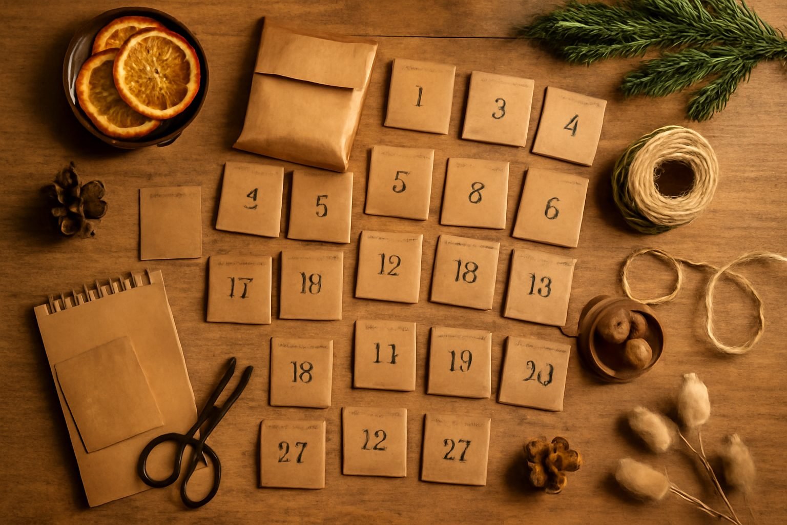 Originelle Adventskalender selber machen ohne Vorkenntnisse