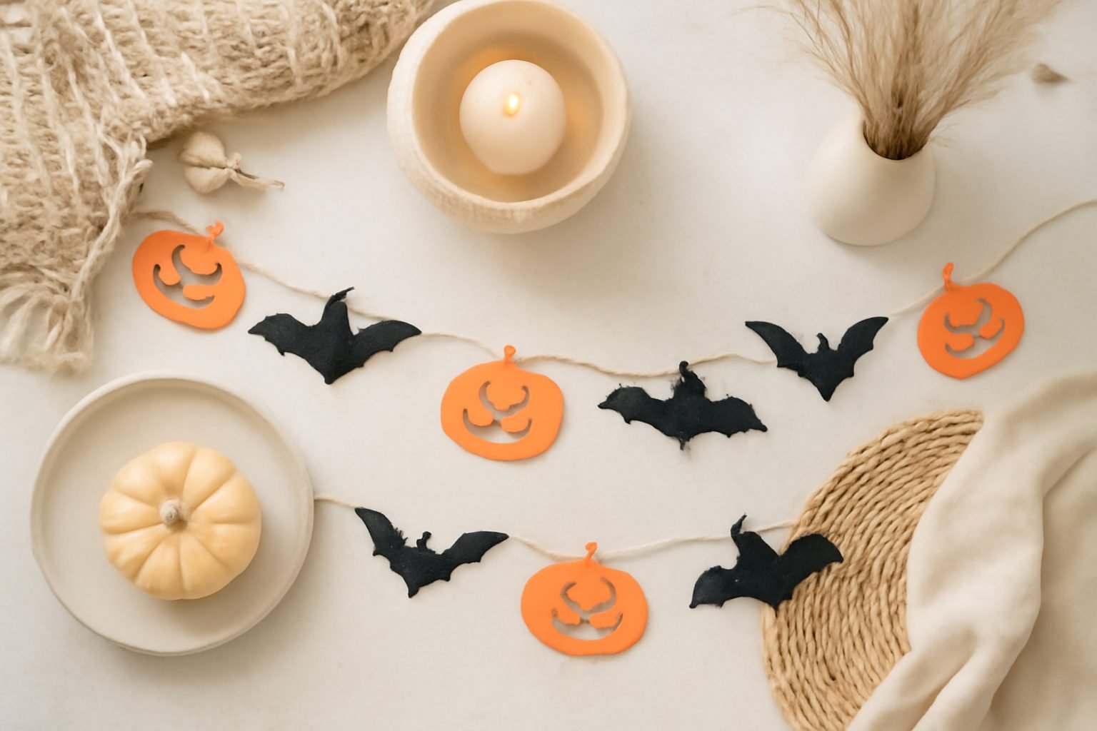 Selbstgemachte Halloween Deko — der Weg zum Ergebnis