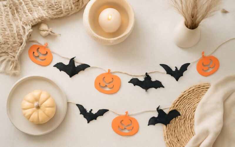 Selbstgemachte Halloween Deko — der Weg zum Ergebnis