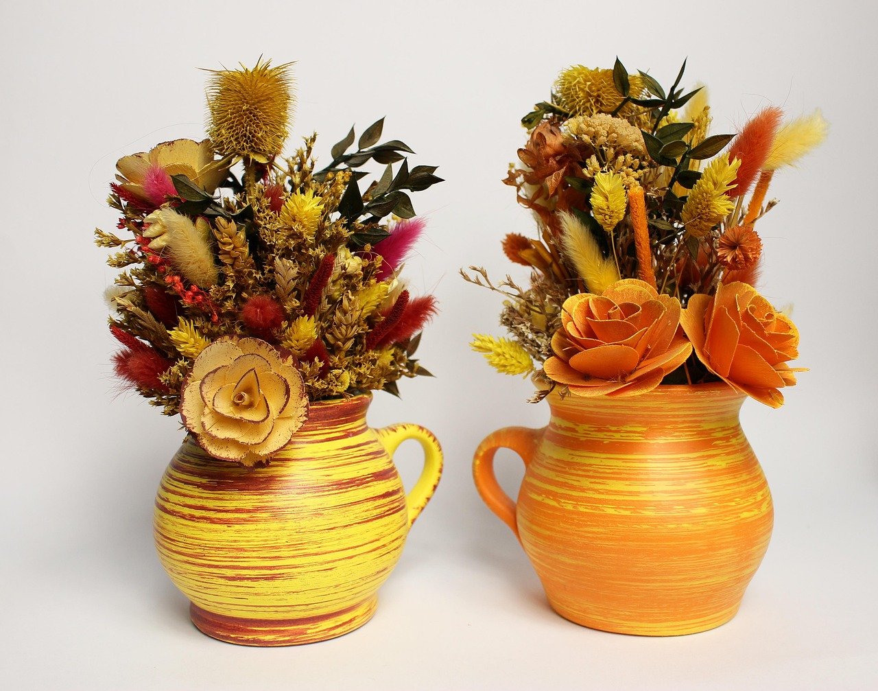 Selbstgemachte Herbstdeko mit Naturmaterialien