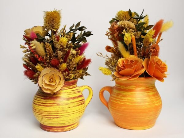 Selbstgemachte Herbstdeko mit Naturmaterialien