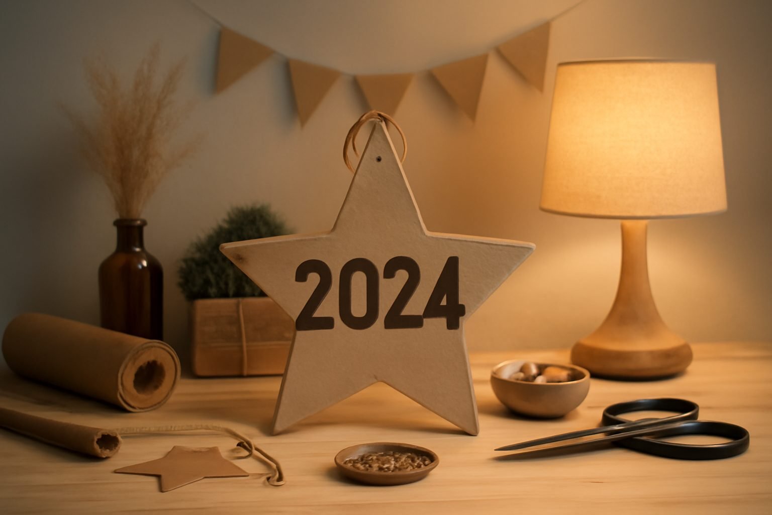 Selbstgemachte Silvester Dekoration: 6 Schritte zum Ergebnis