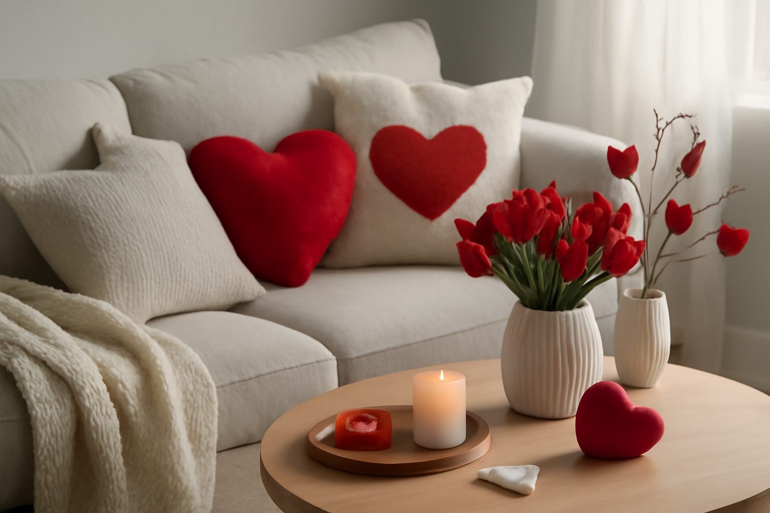 Selbstgemachte Valentinstag Dekoration in 6 Schritten