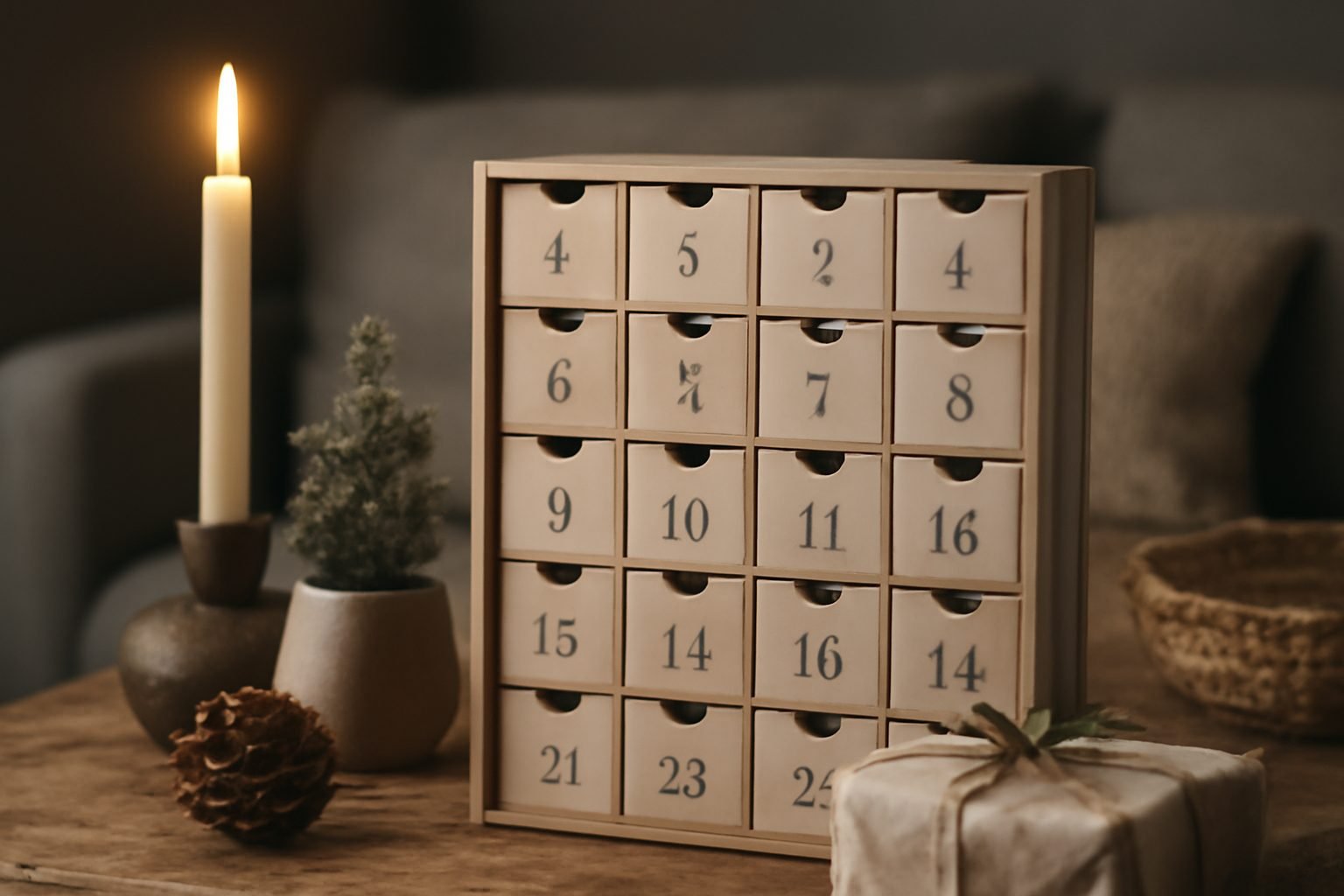 Selbstgemachter Adventskalender Ideen