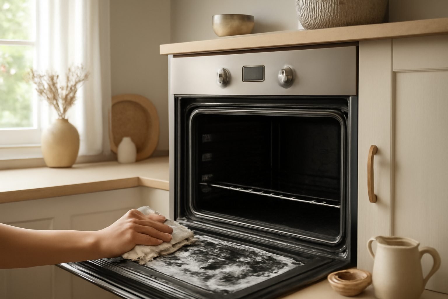 Stark Verschmutzten Backofen reinigen ohne Vorkenntnisse
