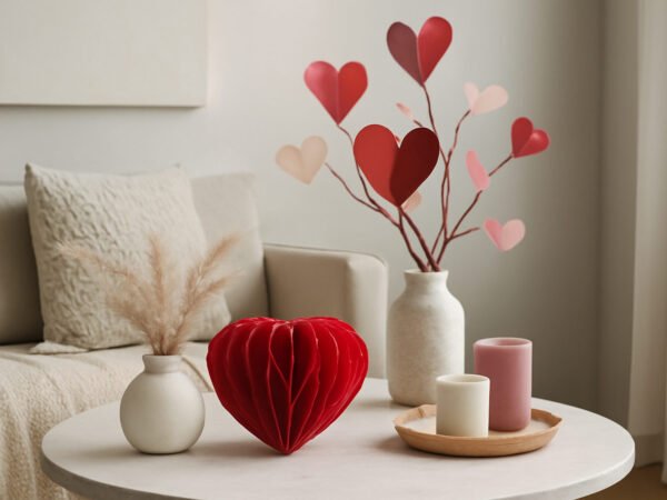Valentinstag Deko aus Papier: 12 Ideen für jeden Geschmack