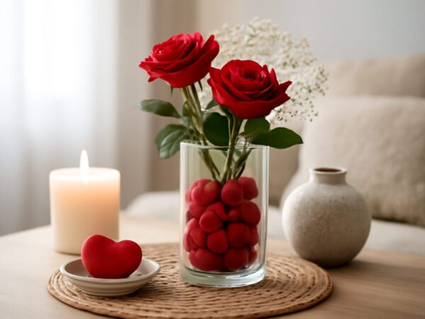 Valentinstag Deko im Glas — 14 einfache Varianten