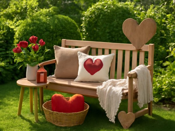 Valentinstag Dekoration für draußen